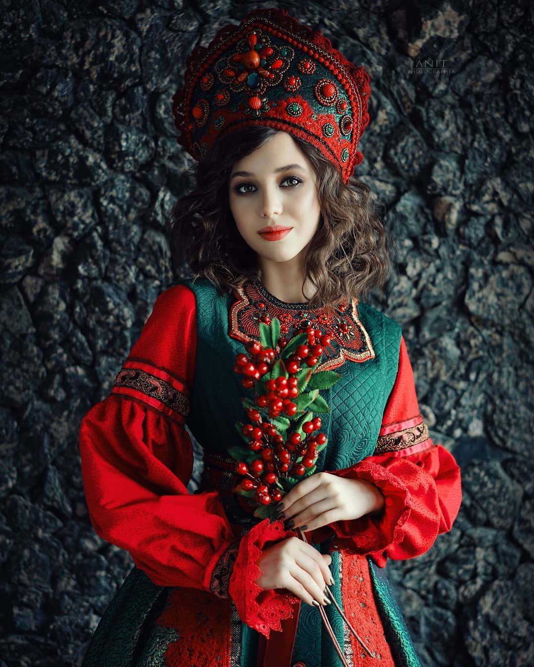 Nude girl Women in Slavic costumes in Kazan